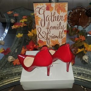 Jessica Simpson Red Patent Leather Pump